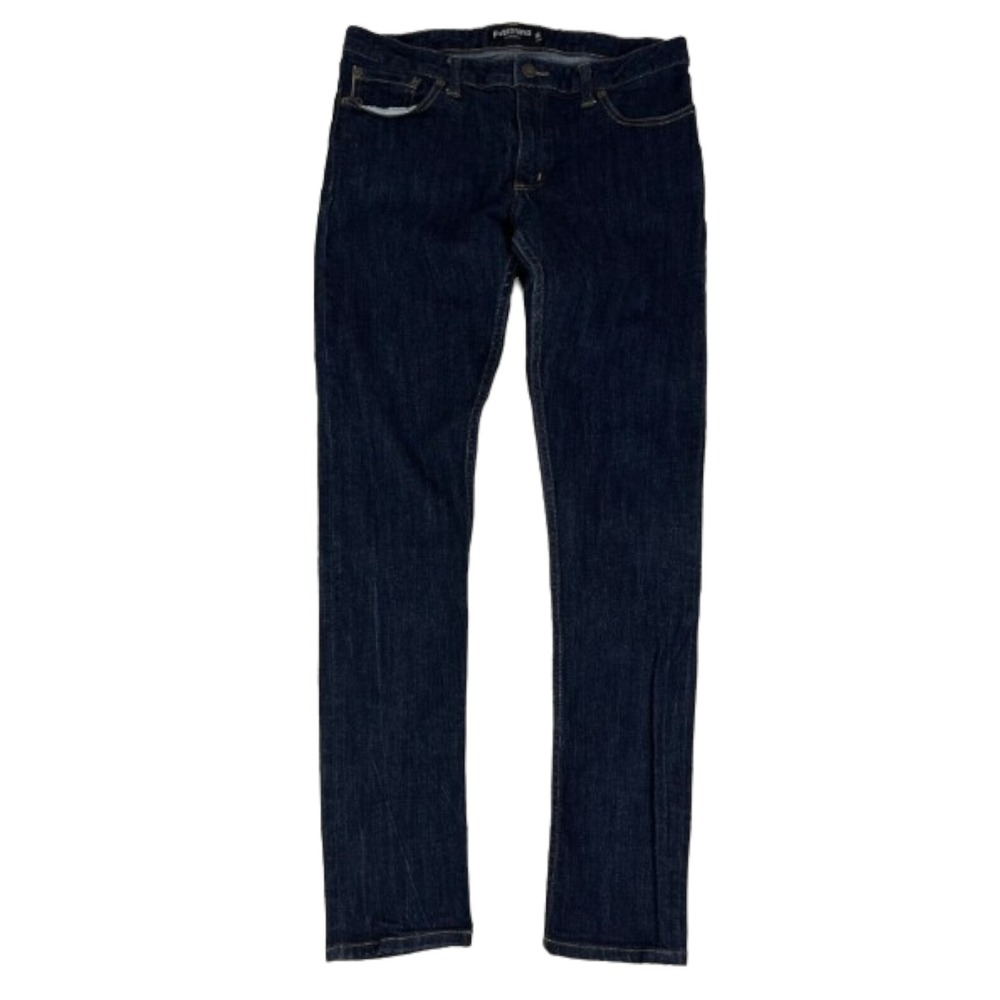 Betabrand Dark Wash Blue Cotton Spandex Selvedge Slim Jeans Womens Size 30X31